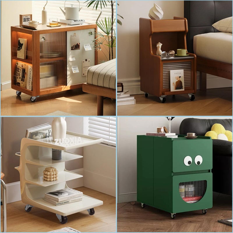 HOWDIA 8 Pcs 1" Low Profile Caster Wheels, Heavy Duty Rubber Wheel with Bearing & Top Plate, Per Wheel 22lb Capacity, 360 Degree Swivel 1 Inch Casters for Furniture/Appliances, Screws Included - Image 5